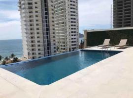 Espectacular condo en Blue Marlin Zona Dorada Beach，位于马萨特兰的酒店