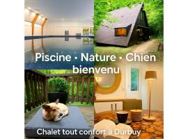 Chalet Séquoia 138 Nature, piscine et chien bienvenu à Durbuy，位于杜柏的酒店