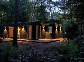 Boshuisje in Norg met panorama sauna