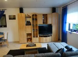 Barrierefreie Ferienwohnung Mit Terrasse Und Überdachtem Grillplatz Und Garten Zur Gemeinschaftlichen Nutzung