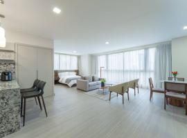 Fully Furnished Studio with Park and City Views in Panama City，位于巴拿马城的酒店