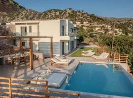 Malia Vista Villa with Panoramic Sea View and Private Pool