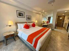 Sheryll Escapes - La Grande Phase 2, Grand Studio 625 with Balcony, Wifi & Netflix，位于安吉利斯的自助式住宿