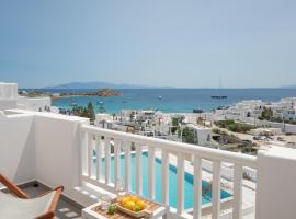 The George Hotel Mykonos，位于普拉迪斯亚罗斯的酒店
