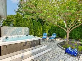 Near Solomons Island Boardwalk Home with Hot Tub!