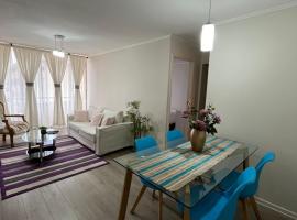 Departamento full equipado ,2 dormitorios , Aire acondicionado, estacionamiento privado，位于塔尔卡的酒店