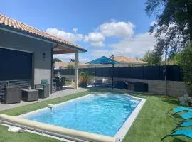 House in Margaux with Saltwater Pool & Vineyards, cleaning included