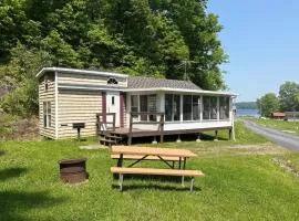 Classic Camper on Black Lake