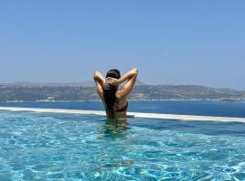 Villa Nikos Megala Chorafia Crete，位于Áptera的酒店