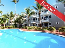 SUNNY STUDIOS DELUXE playa LOS CORALES - wifi, beach, pool，位于蓬塔卡纳的公寓式酒店