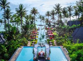 Kupu Kupu Phangan Beach Villas & Spa，位于Haad Pleayleam的浪漫度假酒店