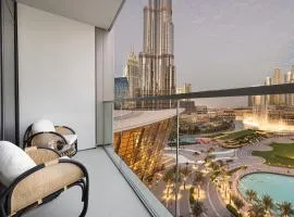 2BR Walk to Burj Mall & Opera Pool View