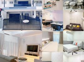 Sitiawan 2-storey 4room5BedsWifi 10pax near Jetty，位于实兆远的酒店