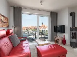 5 Sterne Apartment Anastasia in der Hafenresidenz - Sauna und Seeblick