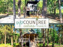 UpCountree Cabins Romantic Treehouse & Luxury Glamping，位于Point的酒店