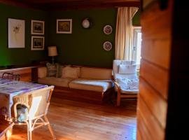 Casa in centro storico stile chalet di montagna，位于奥温多利的酒店