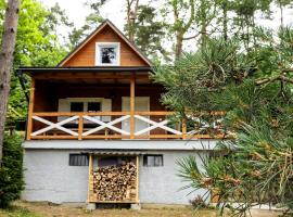 Chata Borovica - Doma&scaron;a，位于Valkov的海滩酒店