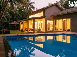 StayVista at Samara - 4BR with Pool & River View