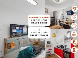 Harmonie Homes - für alle Gäste, Gruppen und Familien bis zu 8 Gäste - Neubau 2025 - Premium Betten - 2 Balkone - Smart TV - Gratis Privatparkplatz - voll ausgestattete Küche - 20 Min nach München West - Zentral gelegen，位于达辛格的酒店