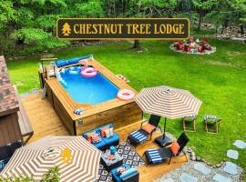 Chestnut Tree Lodge - Modern Wooded Escape，位于吉姆索普的酒店