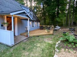 Bj&ouml;rnam&aring;la stuga，位于Asarum的别墅