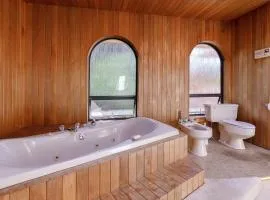 Master bedroom with spacious bathroom