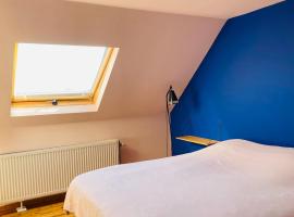 Roze kamer in herenhuis 2x 1persoonsbed，位于安特卫普的酒店