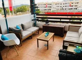 Hermoso apartamento con piscina comunitaria en San Juan de los Terreros - ES-376-26