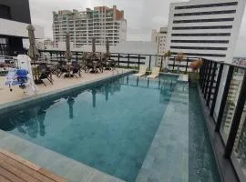 Apto no All Batel finamente mobiliado perto do shopping Curitiba