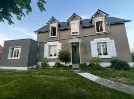 maison proche bourg et plages 4 à 9 personnes jardin Ker Emmanuel