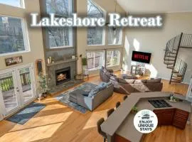 Lakeshore Retreat with Lake Lanier views & hot tub
