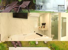 Pousada Lírios do Campo Hidromassagem - Sauna-Ar condicionado - Piscina - salão de jogos - 200 metros da praia Jabaquara Parcelamos 4 x sem juros，位于帕拉蒂的酒店