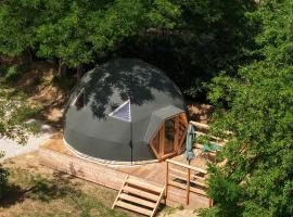 Camping de l'arche Dôme géodésique