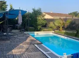 Maison pour 6 personnes avec jardin et piscine