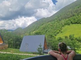 A-frame R&acirc;u Sadului，位于Rau Sadului的山林小屋