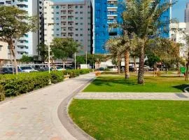 Ajman Family Holiday homes VIP Two rooms, a large hall and a fully equipped kitchen that can accommodate 7 people and children