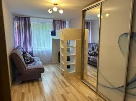 Jelgava Center Apartment with a View and Balcony