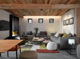 Homency - Chalet White Stone Neige et Soleil