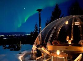 Glass Igloo With Panoramic Views In Åsbygda，位于Jevnaker的酒店