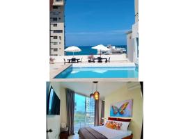 DEPARTAMENTO, a una calle de la PLAYA Y MALECÓN，位于萨利纳斯的酒店