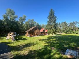 Koliba Hoděšovice，位于Býšť的木屋