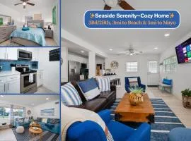 Summer Spot! Seaside Serenity Cozy Home Mayo & Beach