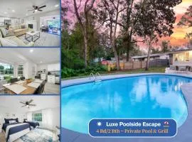 Summer Spot! Luxe Poolside Escape in Julington Creek
