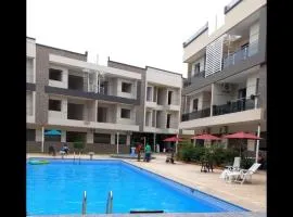 Appartement vus sur piscine saidia