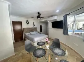 blue angel 6 a pasos de la playa