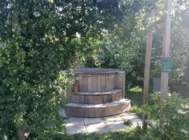 Gite neuf avec accès sauna, bain a remous