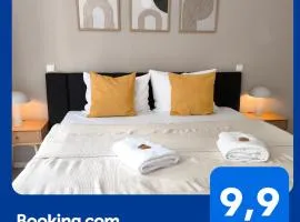maremar - Apartments am Ferberturm - Luxus Boxspringbett - Küche - Arbeitsplatz - WLAN