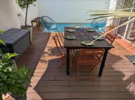 Belle maison, beau quartier, piscine, proche centre, 5 chambres