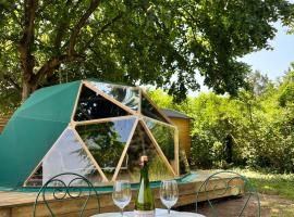 Le dôme en seine, proche Giverny，位于Moisson的豪华帐篷