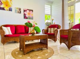 Villa Ahui Tautira - Vue imprenable sur le lagon，位于Vaitona的酒店